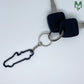 car profile keyring keychains silhouette FTO s2000 supra mx5